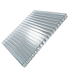 Поликарбонат сотовый GreenStone 0,7 кг/м2, прозрачный, 6000х2100х4мм