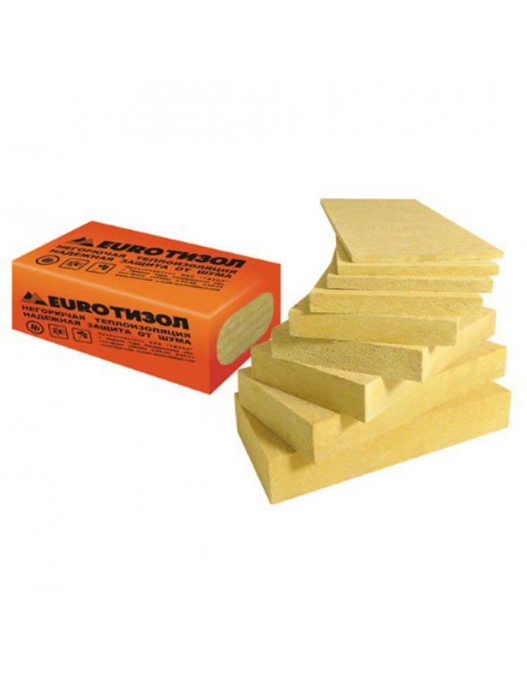 Утеплитель Тизол-Фасад 100 1000х600х130 мм, 2 шт. уп