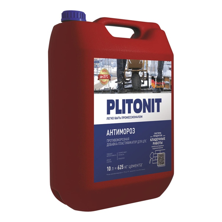 Противоморозная добавка Plitonit Антифриз 10л