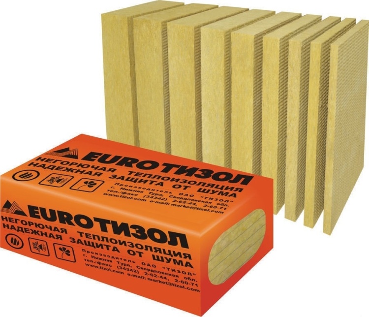 Утеплитель Тизол Евро-Фасад Универсал 130 1000х600х160 мм, 2 шт. уп