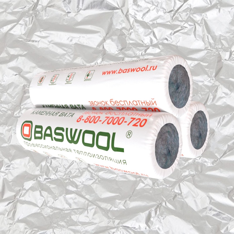 Мат прошивной BASWOOL  МП (МС)-60 ГОСТ 21880-2022 2000х1200х70 мм